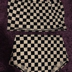Coquetry Checkered set